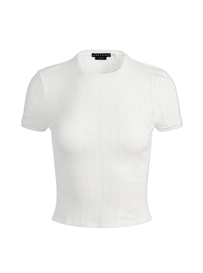TESS TEE - OFF WHITE image 5 - ALICE + OLIVIA