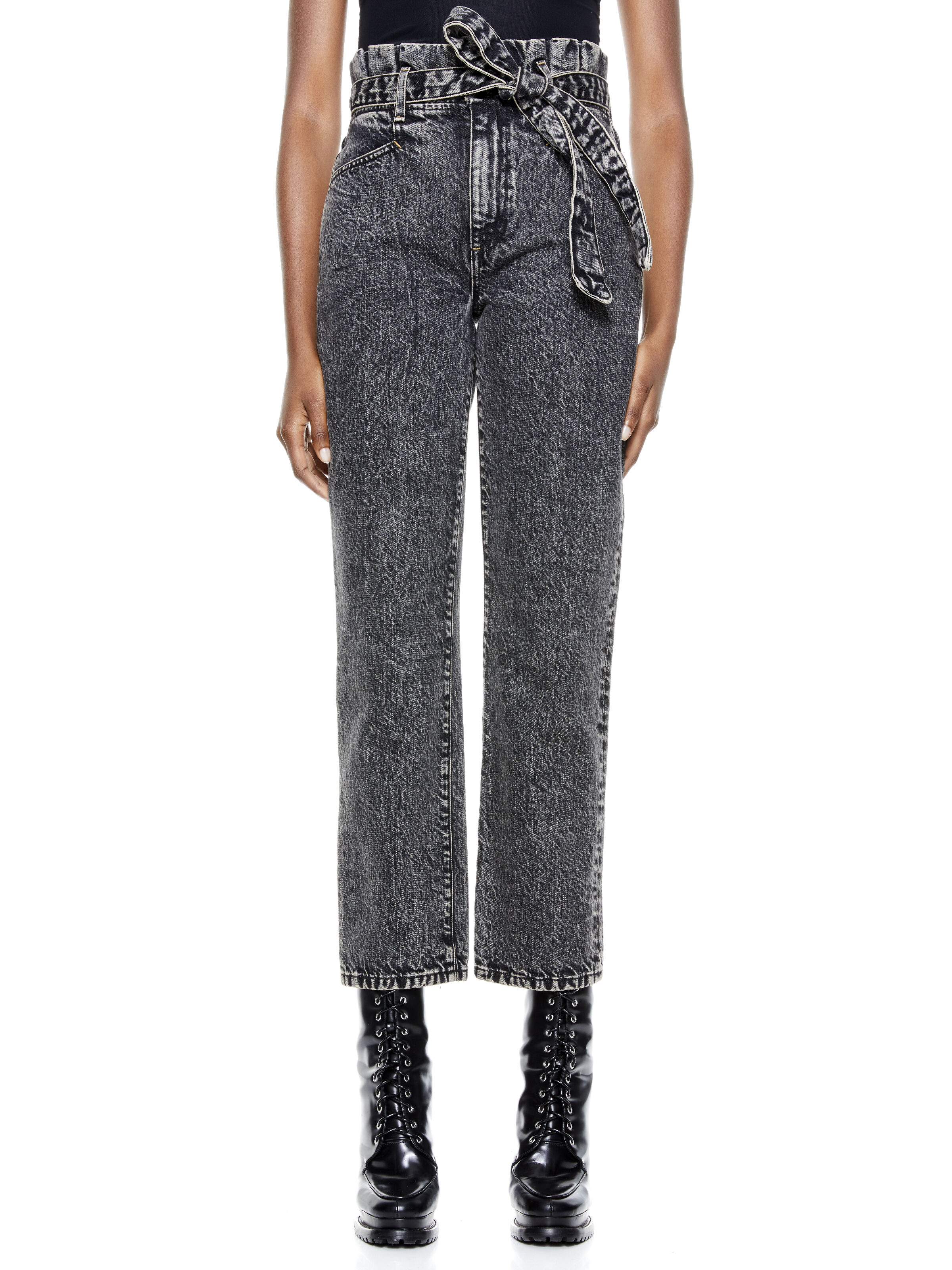 alice and olivia paperbag jeans