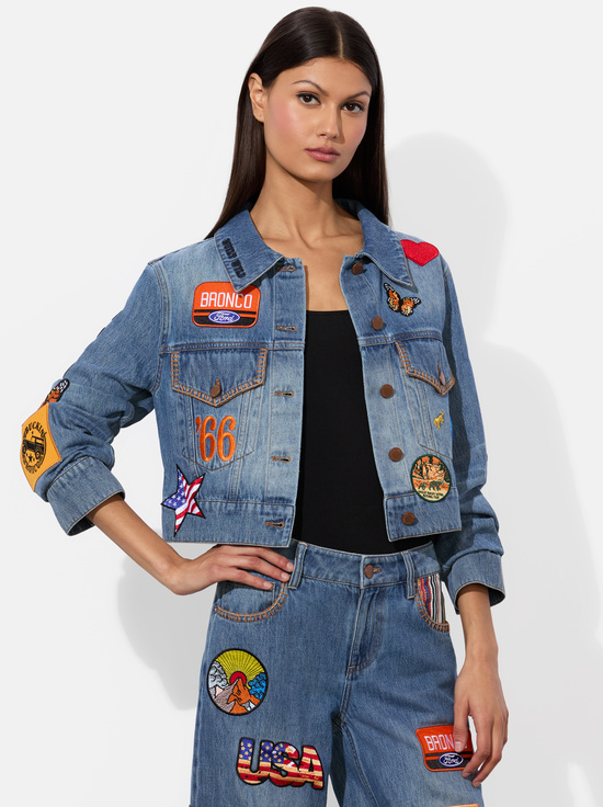 BROOKLYN BLUE-A+O X BRONCO JEFF DENIM JACKET
