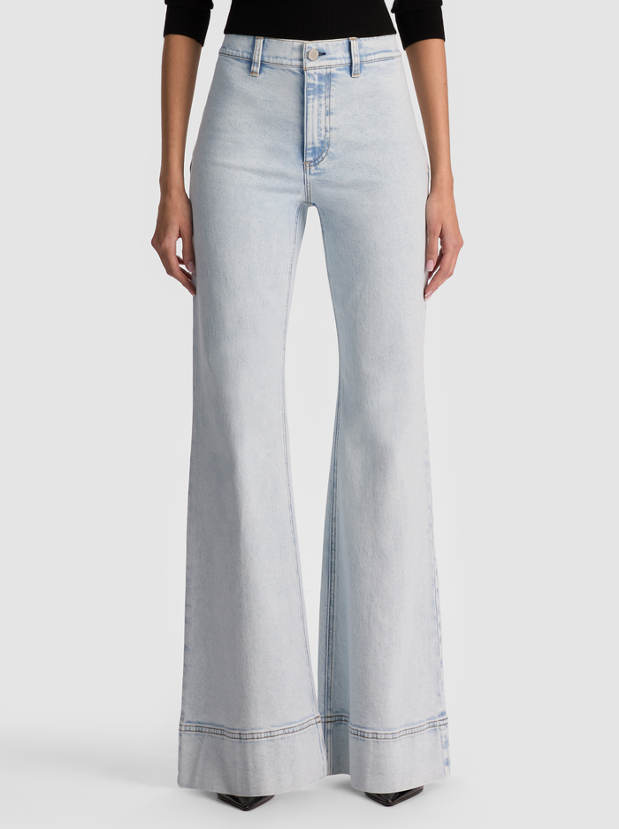 GORGEOUS JEAN - DARLA LIGHT INDIGO - ALICE + OLIVIA