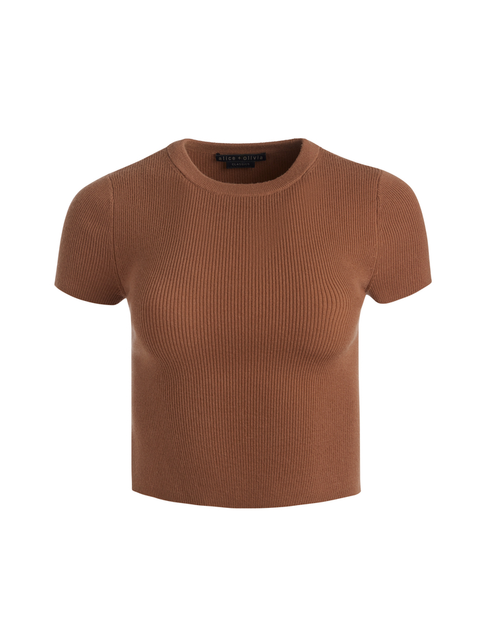 CIARA PULLOVER - CAMEL image 5 - Alice And Olivia