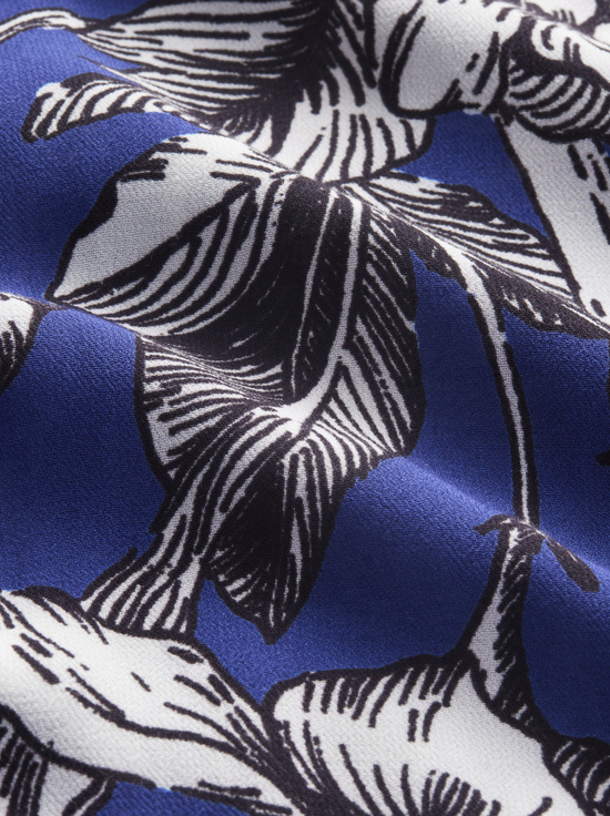 BLOOMING WILD INDIGO-DITA MAXI DRESS