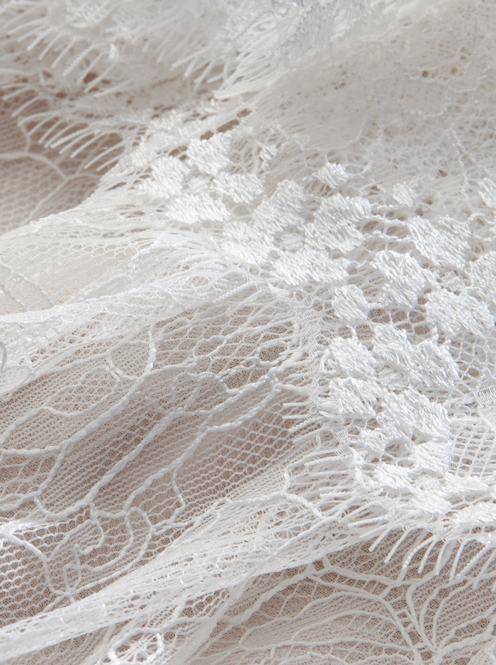 DELIA RUFFLED TUNIC DRESS - OFF WHITE image 2 - Alice And Olivia