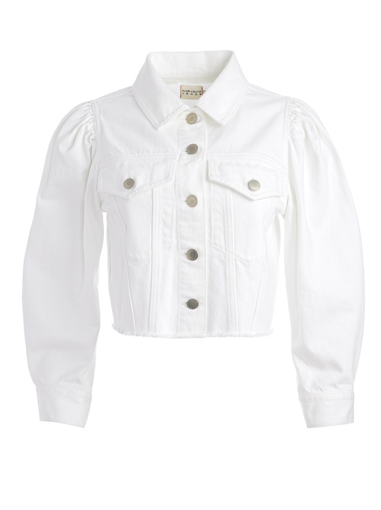 WHITE-LANA DENIM JACKET