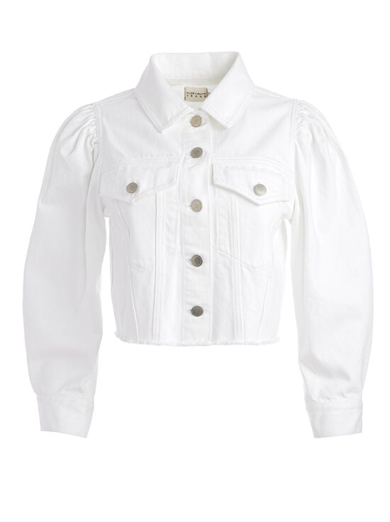 WHITE-LANA DENIM JACKET