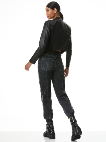 BLACK-NEW HARVEY LEATHER JACKET