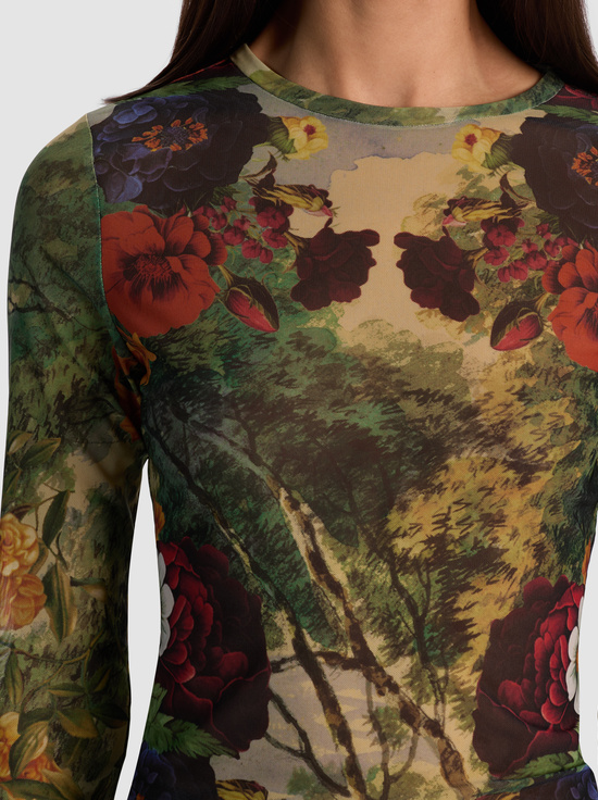 FORBIDDEN FOREST-DELAINA MESH TOP