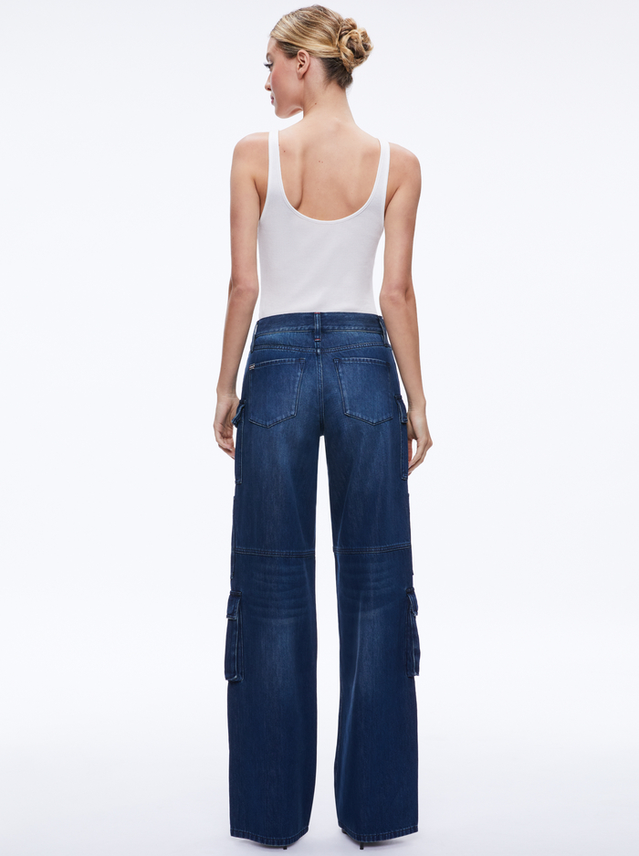 CAY BAGGY CARGO JEANS - LOVE TRAIN image 1 - Alice And Olivia