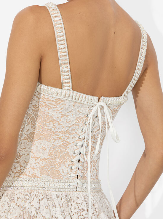 OFF WHITE-ZENA LACE MAXI DRESS
