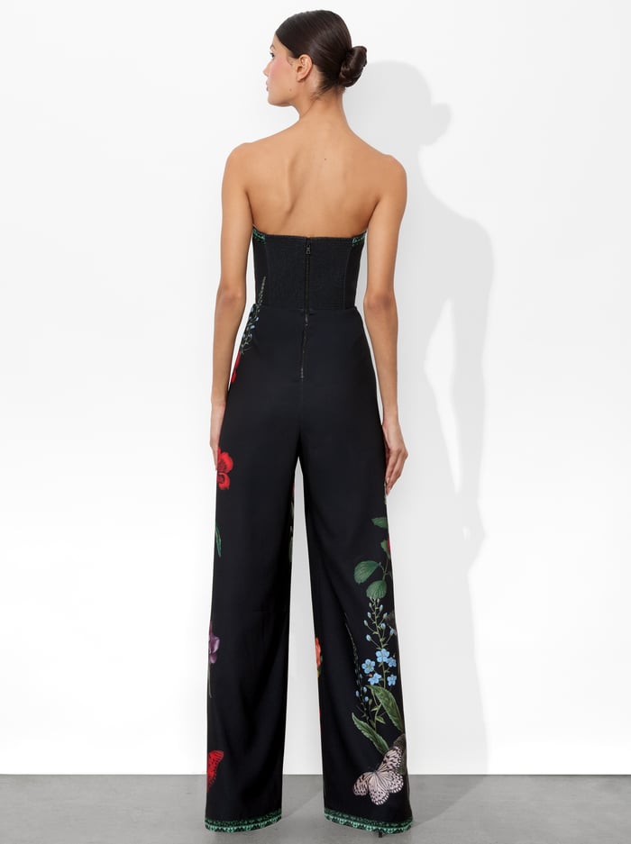 BERNA JUMPSUIT - IN THE WIND FLORAL image 2 - Alice And Olivia