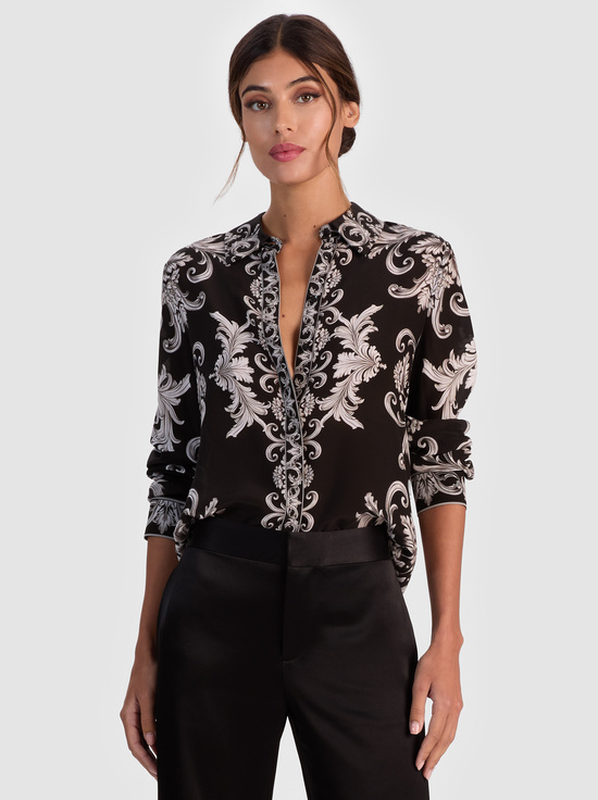 WINTER'S TALE-WILLA SILK BLOUSE