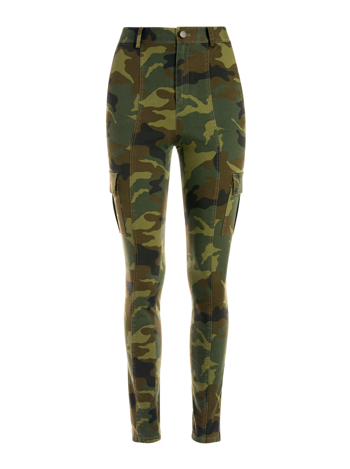 KEITH SLIM CARGO PANT - CAMO GIRL image 5 - Alice And Olivia