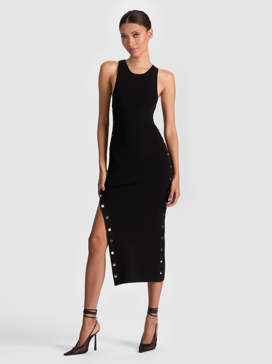 BLACK-LALITA RACERBACK TANK DRESS