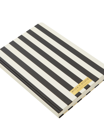 POSITANO STRIPE SM BLACK-A+O X FABFITFUN JOURNAL