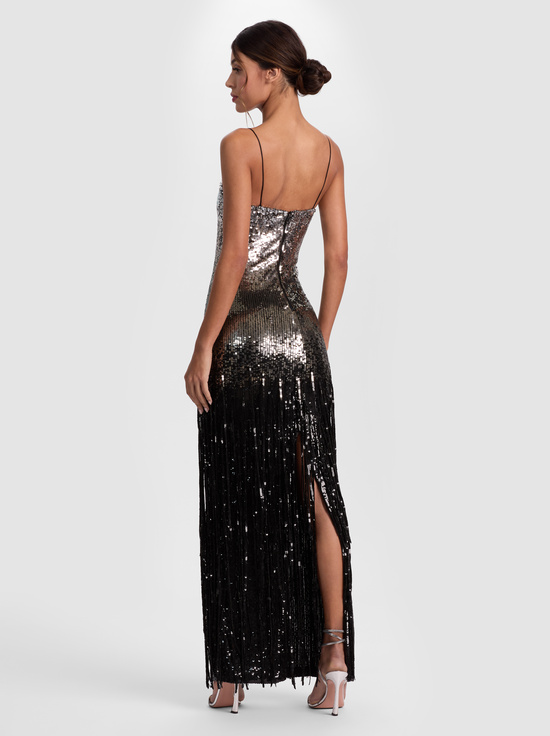 SILVER-FIFI EMBELLISHED GOWN
