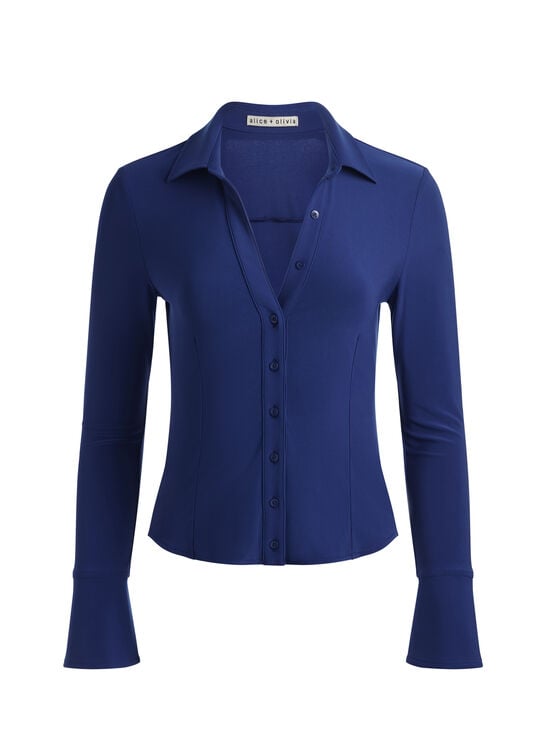 INDIGO-FREYA FITTED TOP