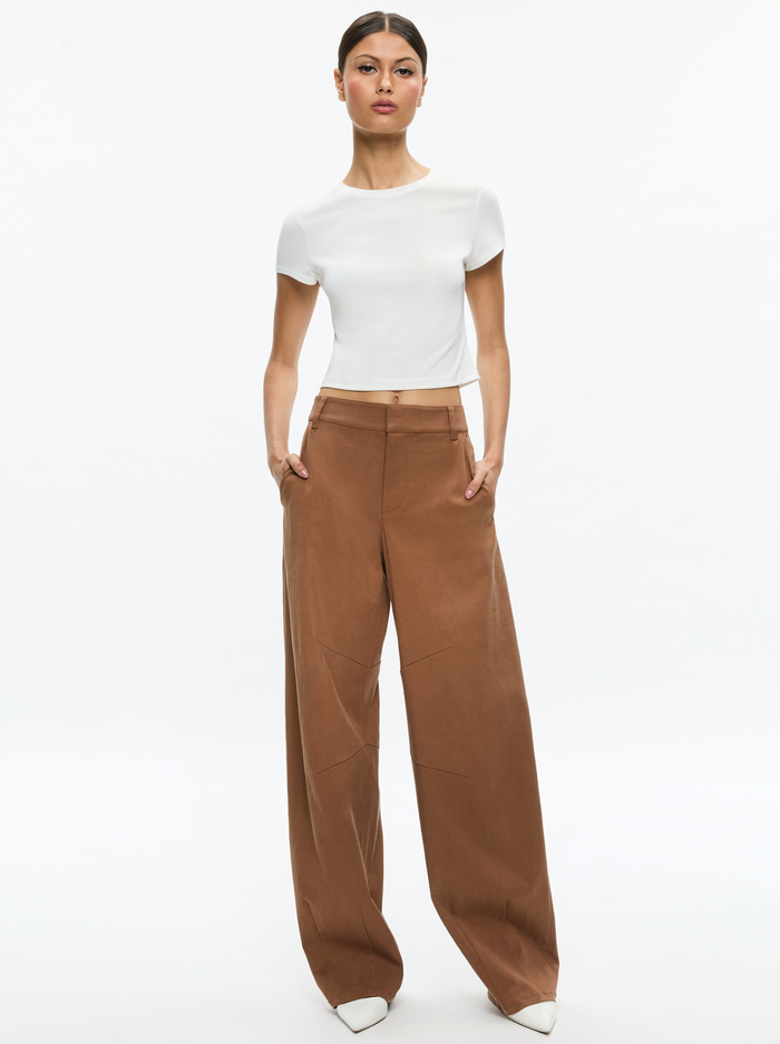 PORTER BALLOON TROUSER - CAMEL image 1 - Alice And Olivia