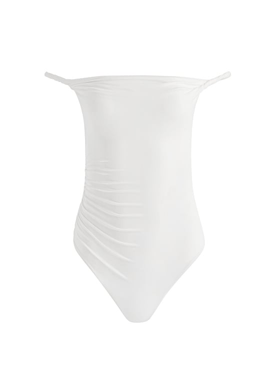 OFF WHITE-BIANCA TWISTED BODYSUIT
