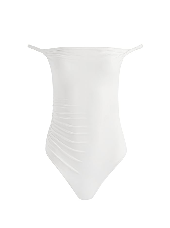 BIANCA TWISTED BODYSUIT - OFF WHITE image 5 - Alice And Olivia