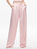 POMPEY HIGH WAISTED PLEATED PANTS - PETAL