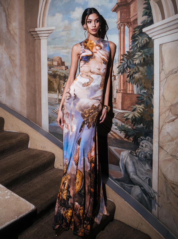 DELORA OPEN BACK MAXI DRESS - RENAISSANCE FAIR image 5 - Alice And Olivia