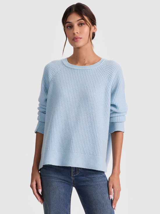 CAROLINA BLUE-COLIN RELAXED RAGLAN CREWNECK