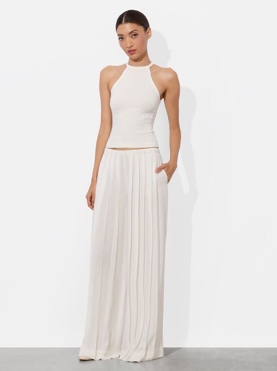 SOFT WHITE-HEIDI POINTELLE TANK