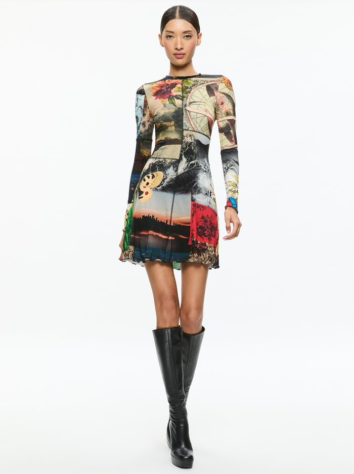 DELORA MINI DRESS - ECO FUSION image 4 - Alice And Olivia
