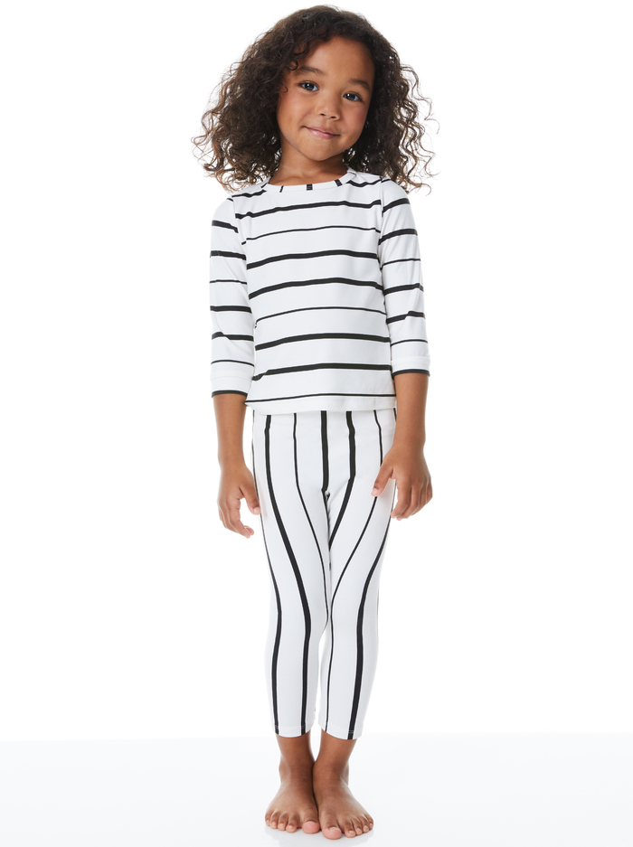 A+O X MASONGREY HUNTER TODDLER SET - WHITE/BLACK image 2 - Alice And Olivia