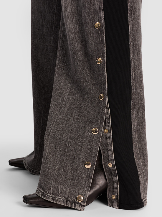 GEORGIA VINTAGE BLACK-AMAZING SNAP JEAN