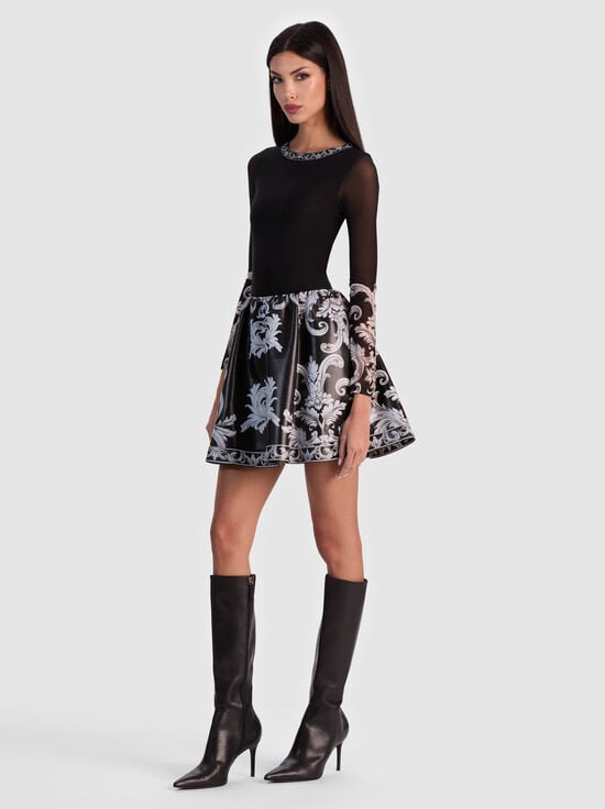 WINTER'S TALE-CHARA VEGAN MINI DRESS