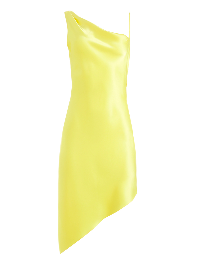 LANDON ASYMMETRICAL MINI DRESS - SUNBEAM image 5 - ALICE + OLIVIA