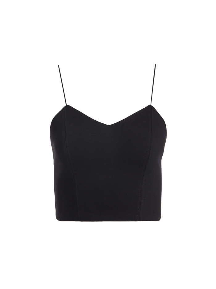 ARCHER CROPPED TANK - BLACK image 5 - ALICE + OLIVIA