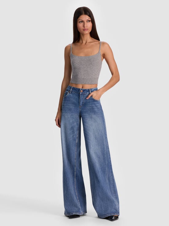 MEDIUM HEATHER GREY-MAUDE BRALETTE