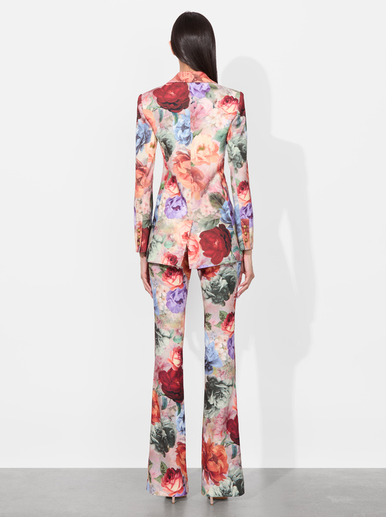 STORM FLORAL SM-BREANN FITTED LONG BLAZER