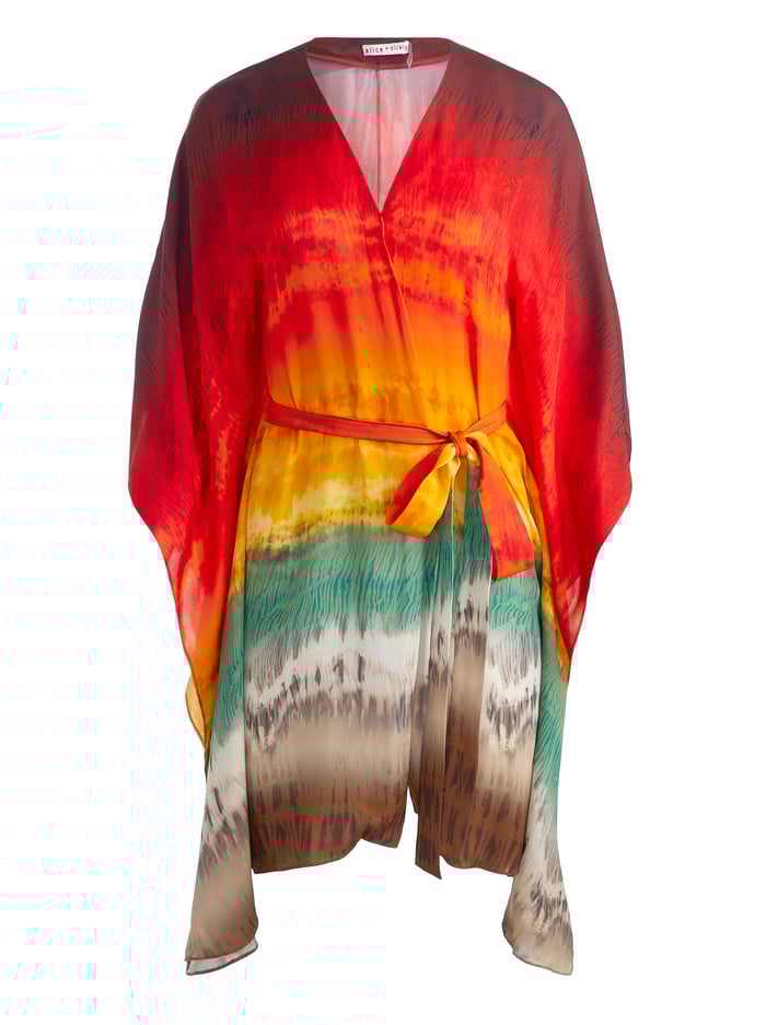 MARVA BELTED MINI KAFTAN - CRYSTAL TIE DYE image 6 - Alice And Olivia