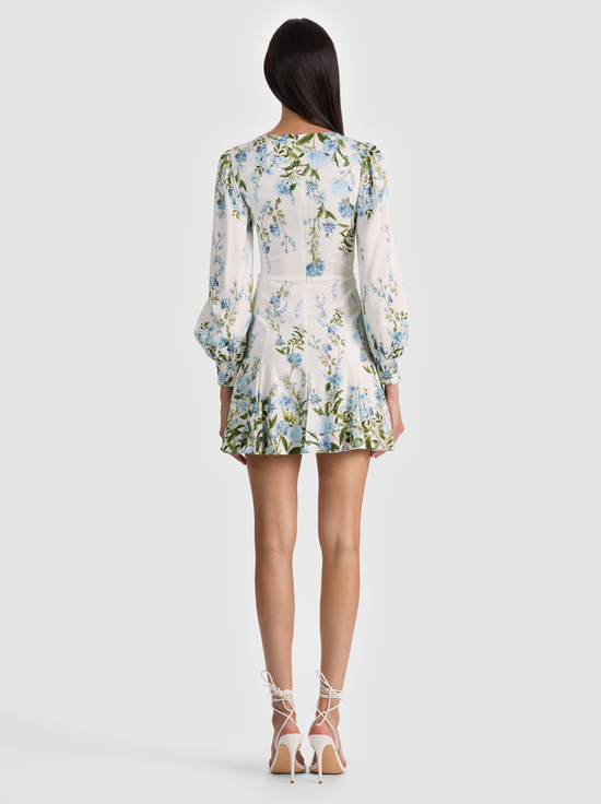 FRESH AIR CAROLINA BLUE-IRENE MINI DRESS