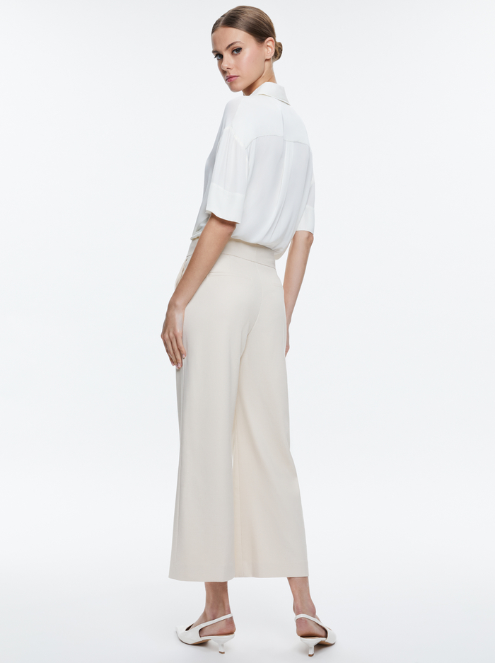 BRADY OVERSIZED BUTTON DOWN - OFF WHITE image 2 - ALICE + OLIVIA