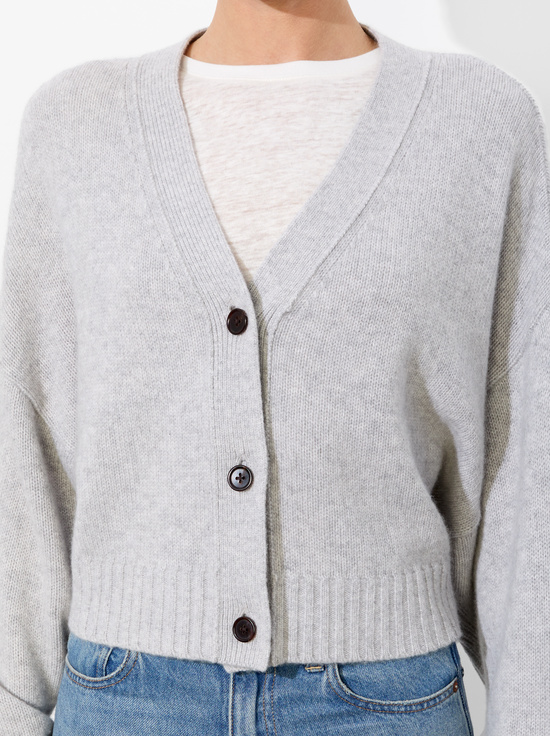 STORM GREY HEATHER-ATTICUS CARDIGAN
