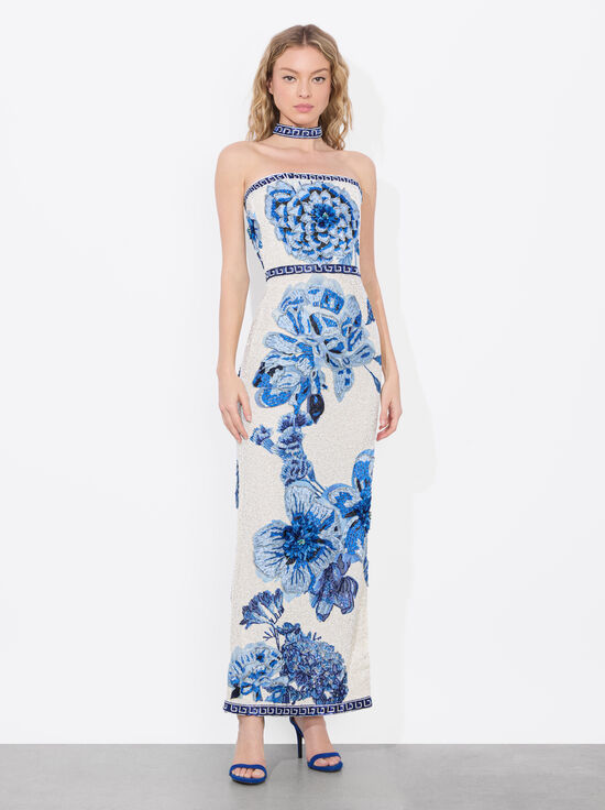 AFFECTION-GEORGIE EMBELLISHED GOWN