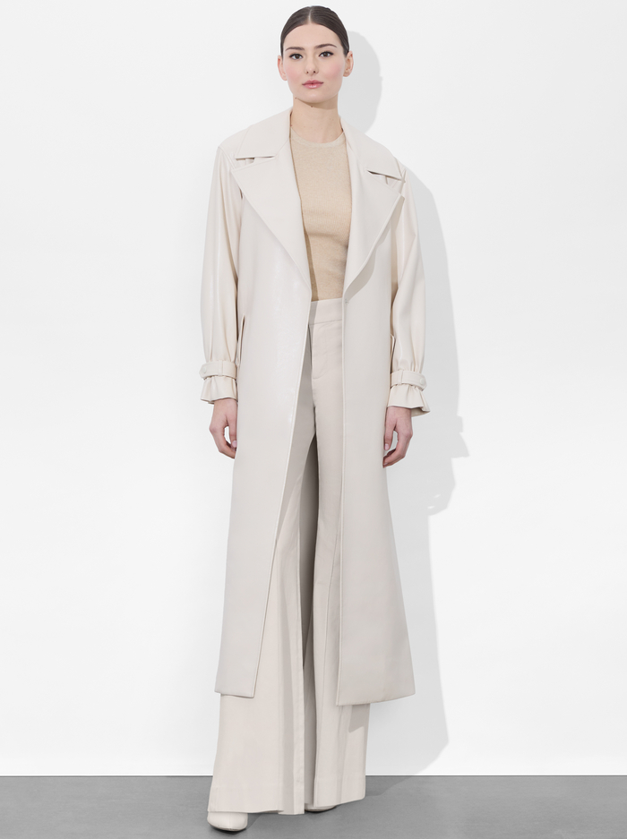 SULLIVAN VEGAN TRENCH - CHINO - Alice And Olivia