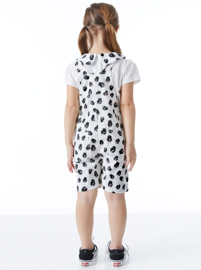 A+O x DOTTY DUNGAREES OVERALL SHORTS - STACE FACE image 1 - ALICE + OLIVIA