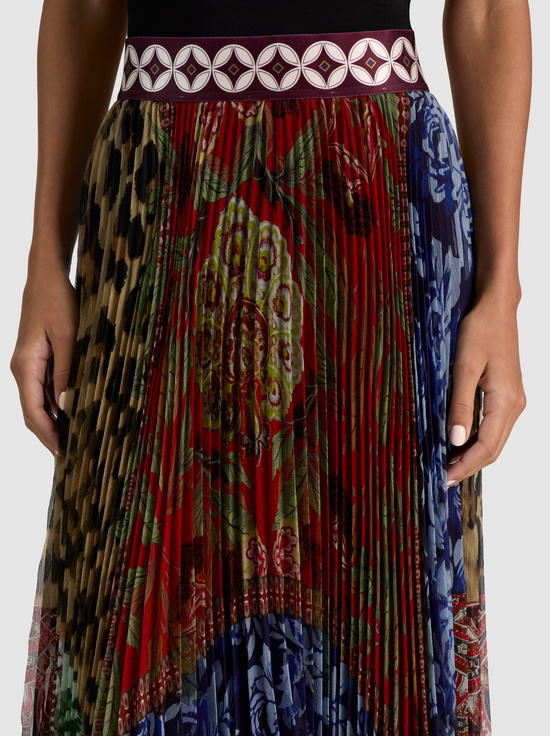 OFF THE GRID LG-KATZ PLEATED MIDI SKIRT