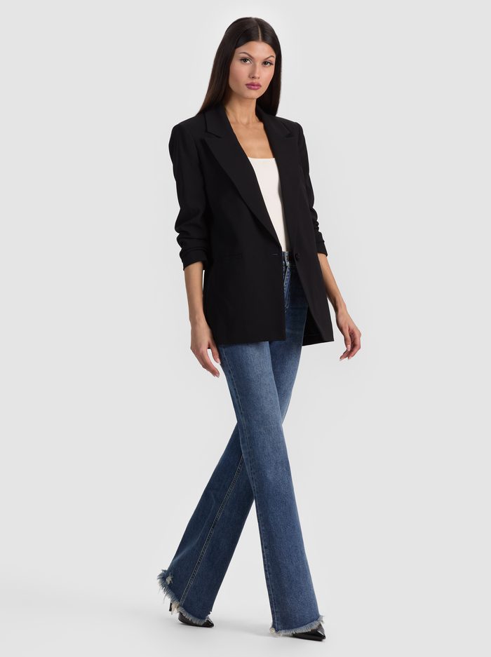DENNY BOYFRIEND BLAZER - BLACK image 4 - ALICE + OLIVIA