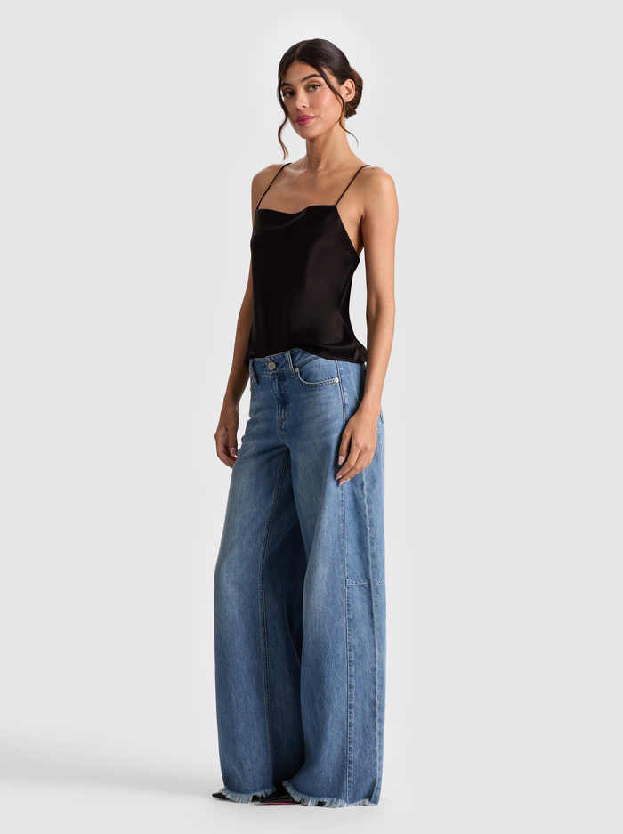 HARMON SLIP TANK - BLACK image 4 - Alice And Olivia