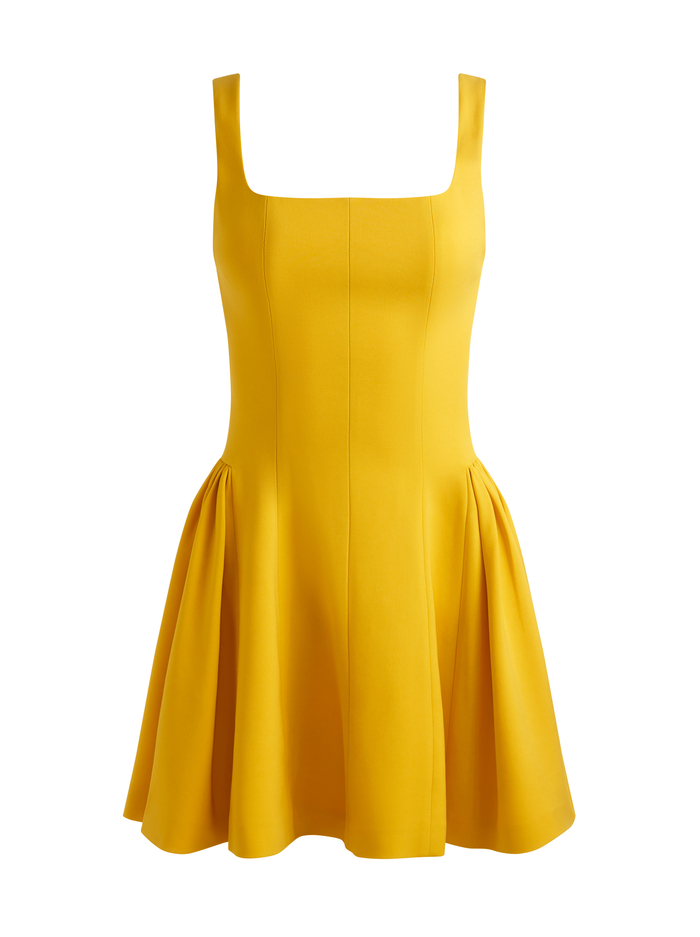 VERA MINI DRESS - GOLDEN HOUR image 5 - Alice And Olivia