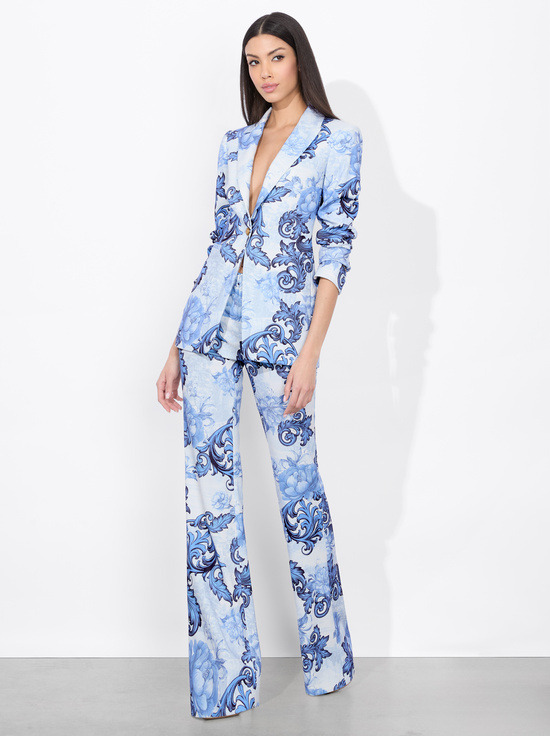 SCROLL SYMPHONY-BREANN FITTED BLAZER