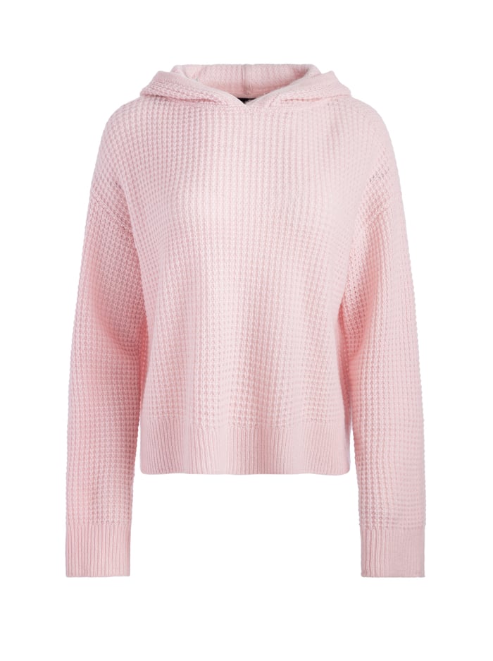 EMMANUELLE CASHMERE HOODIE - SHELL PINK image 6 - Alice And Olivia