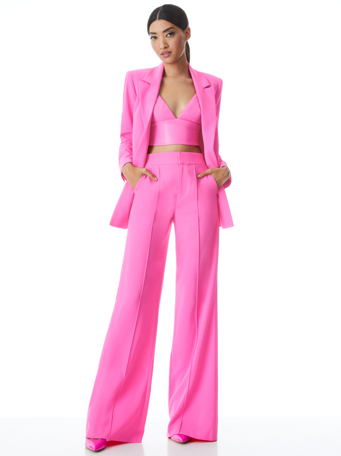 DENNY BOYFRIEND BLAZER - FRENCH ROSE image 4 - ALICE + OLIVIA