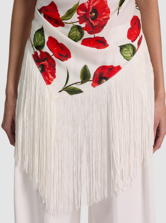 SUMMER POPPY-MESHA SHAWL